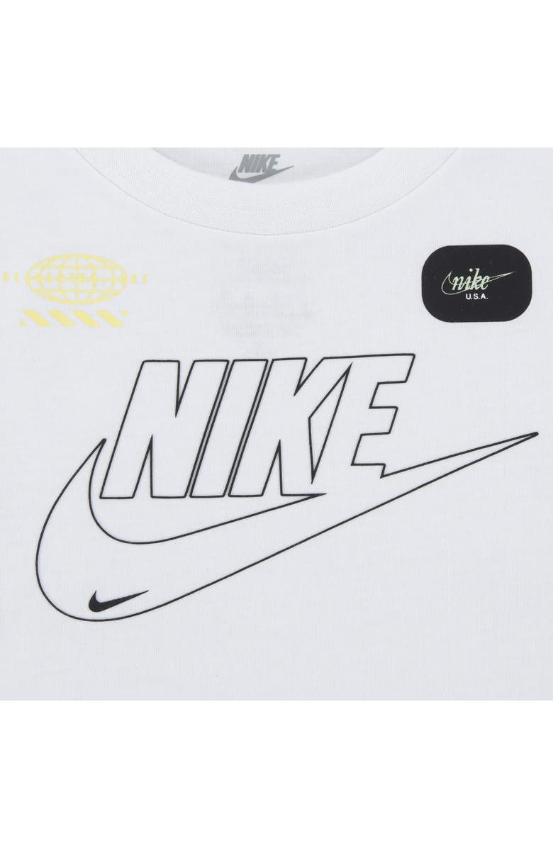 Nike Kids' Club Logo T-Shirt, Alternate, color, White