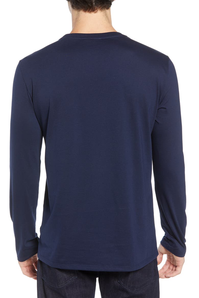 Regular Fit Long Sleeve T-Shirt, Alternate, color, 166 NAVY BLUE
