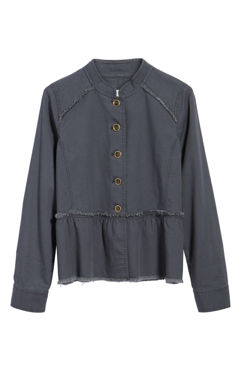 Caslon<sup>®</sup> Twill Peplum Jacket, Alternate, color, 