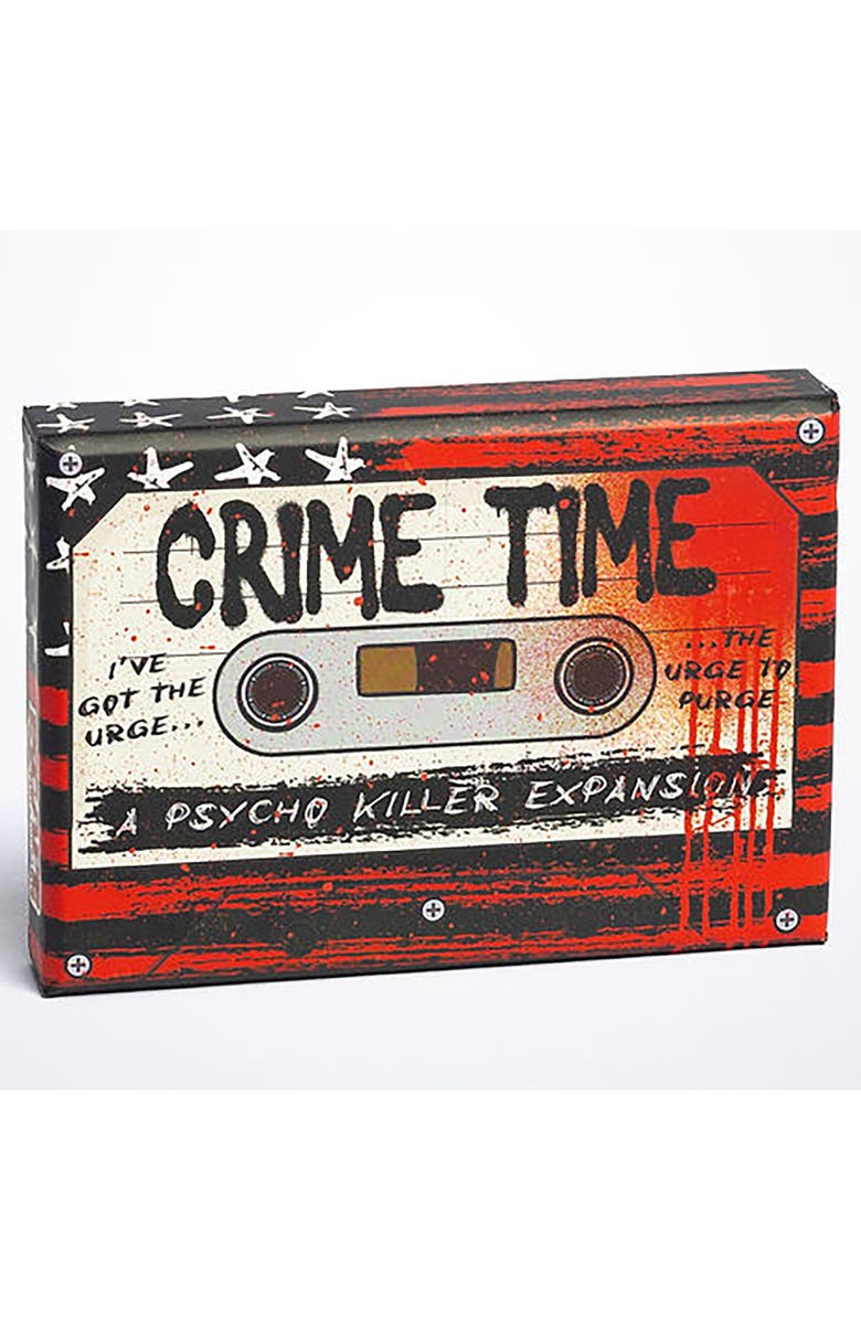 Psycho Killer Crimetime Expansion Party Card Game, Main, color, Red