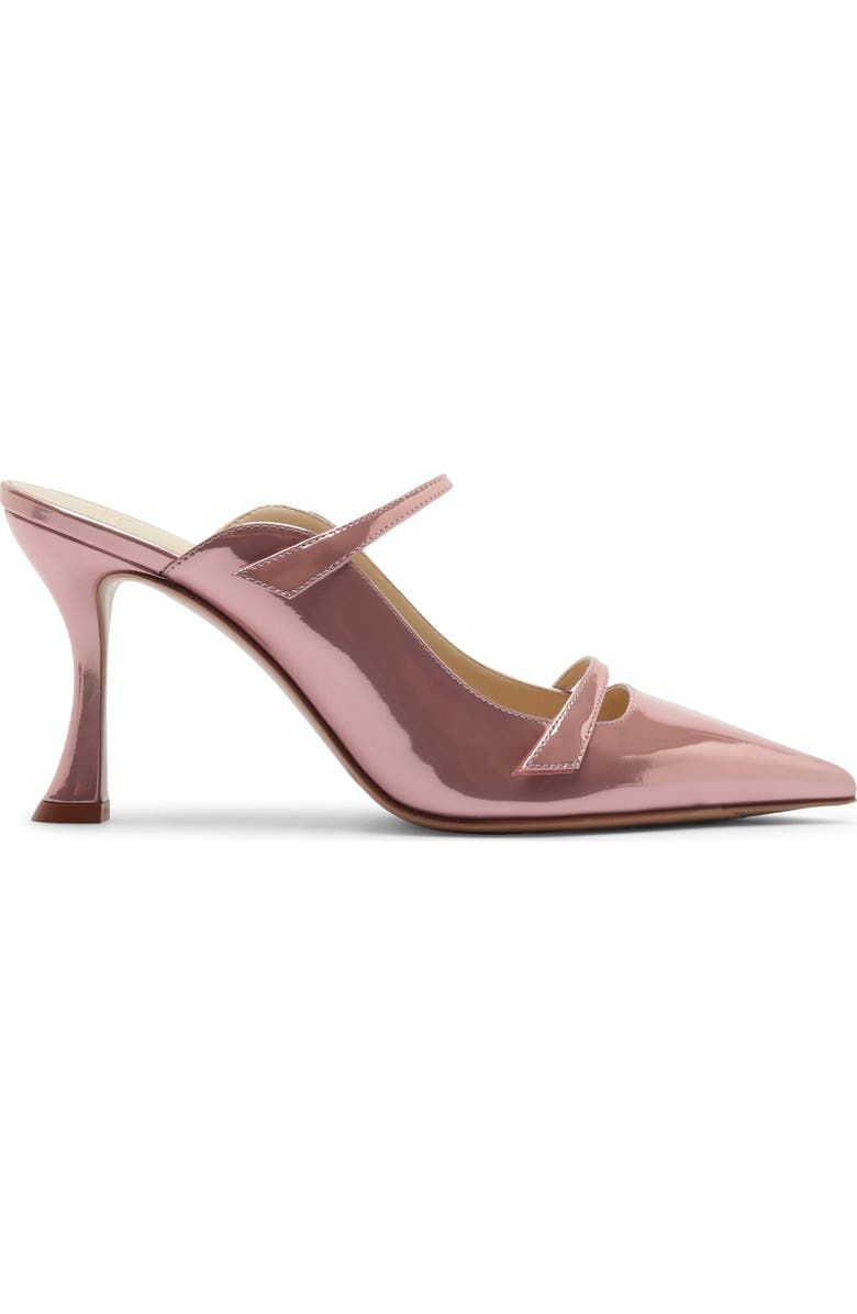 Alexandre Birman Tita Metallic Pointed Toe Mule Pump, Alternate, color, Pink