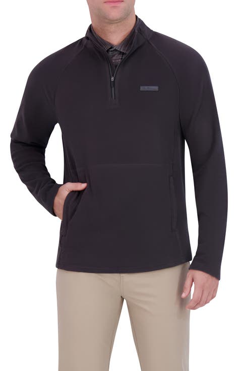 Microfleece Quarter Zip Golf Sweatshirt