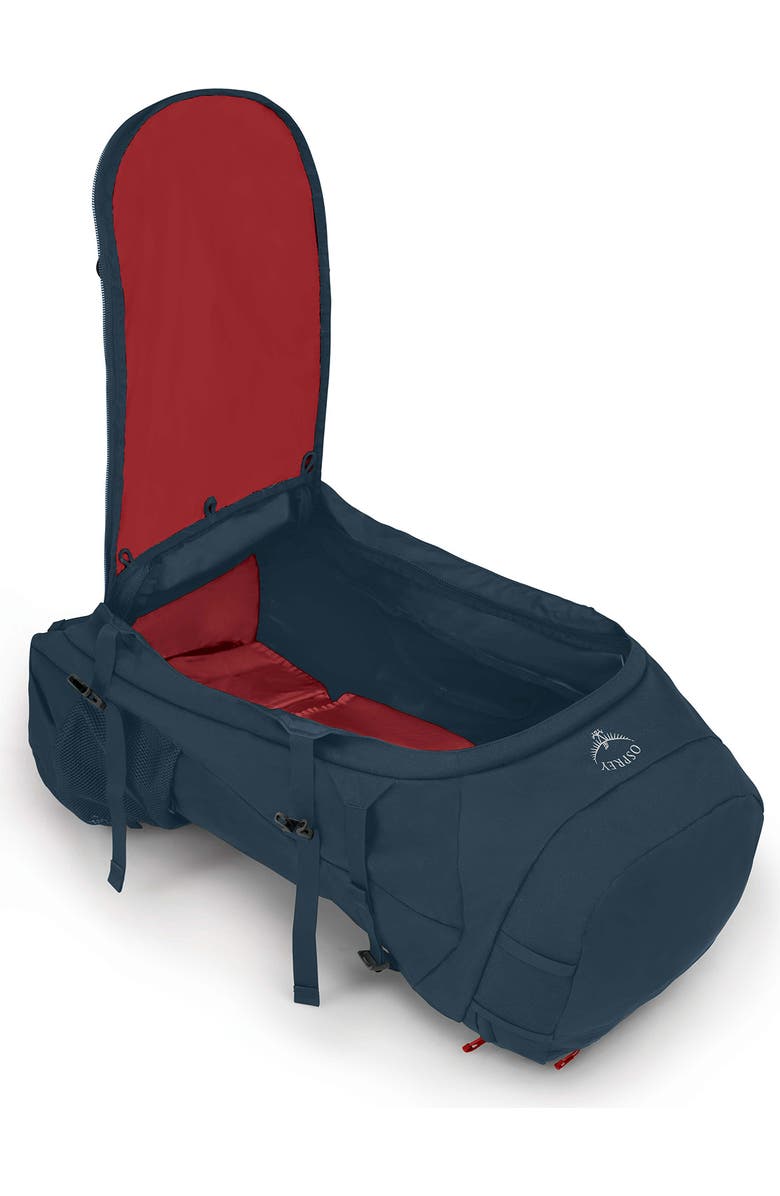 Osprey Farpoint Trek 75-Liter Backpack Luggage, Alternate, color, Muted Space Blue