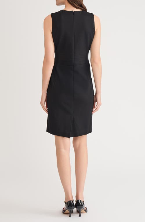 Kasper Plus Size Sleeveless Sheath Dress In Black
