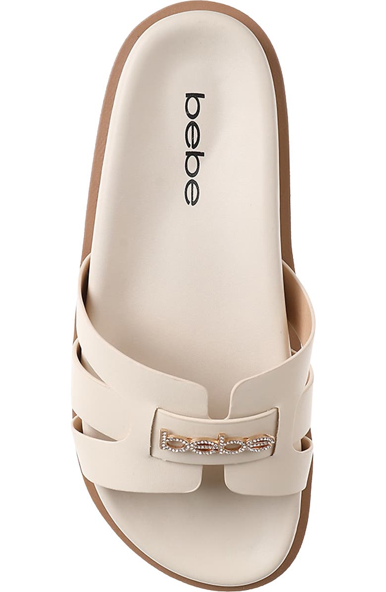 bebe Platform Slide Sandal, Alternate, color,