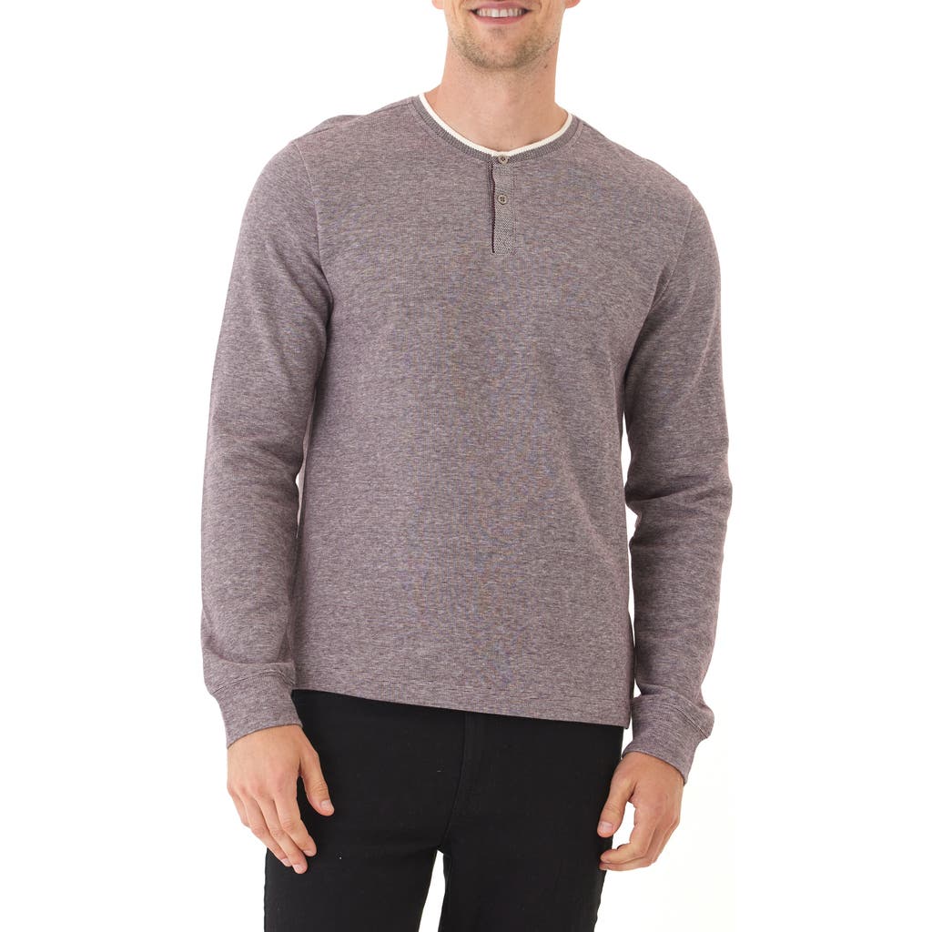 Threads 4 Thought The Charles Double Knit Henley In Purple