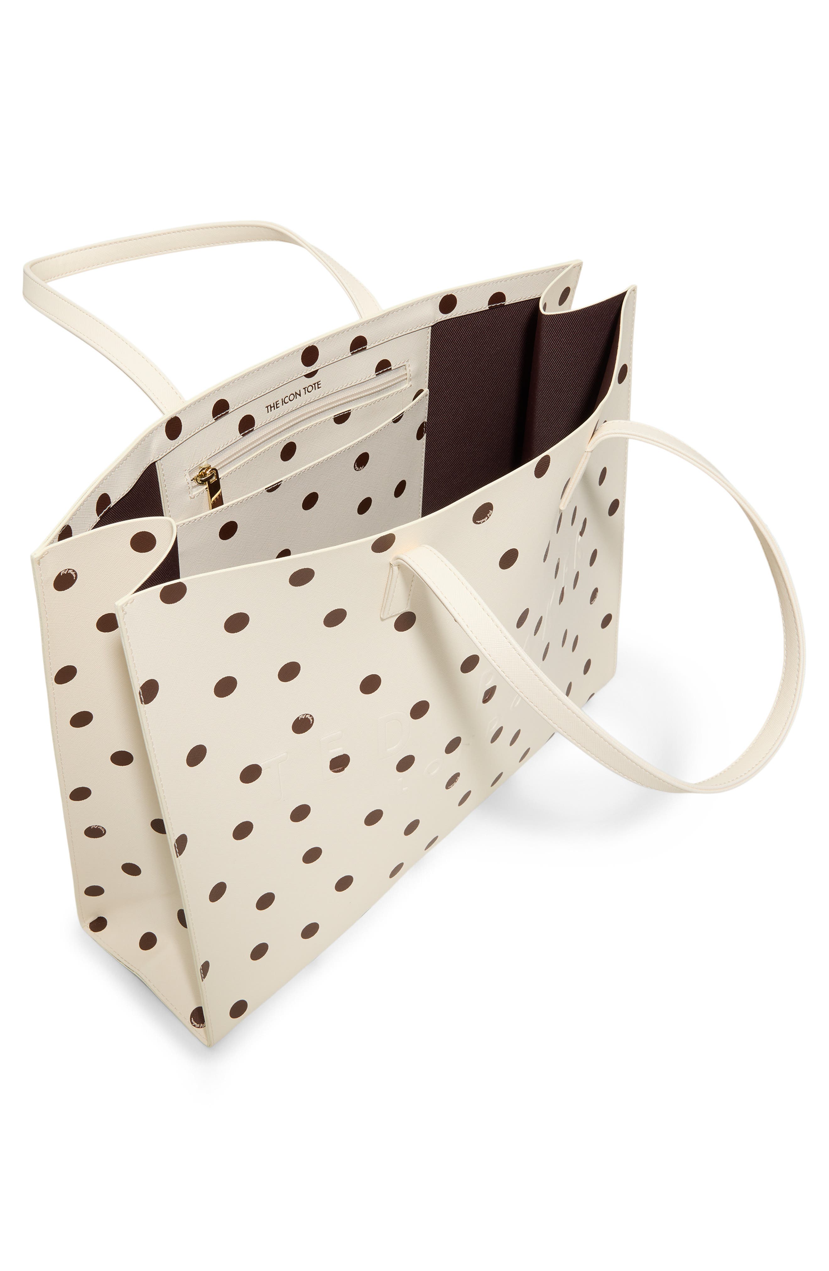 Ted Baker Sukicon Tote, Alternate, color, Ivory Primary - Multi