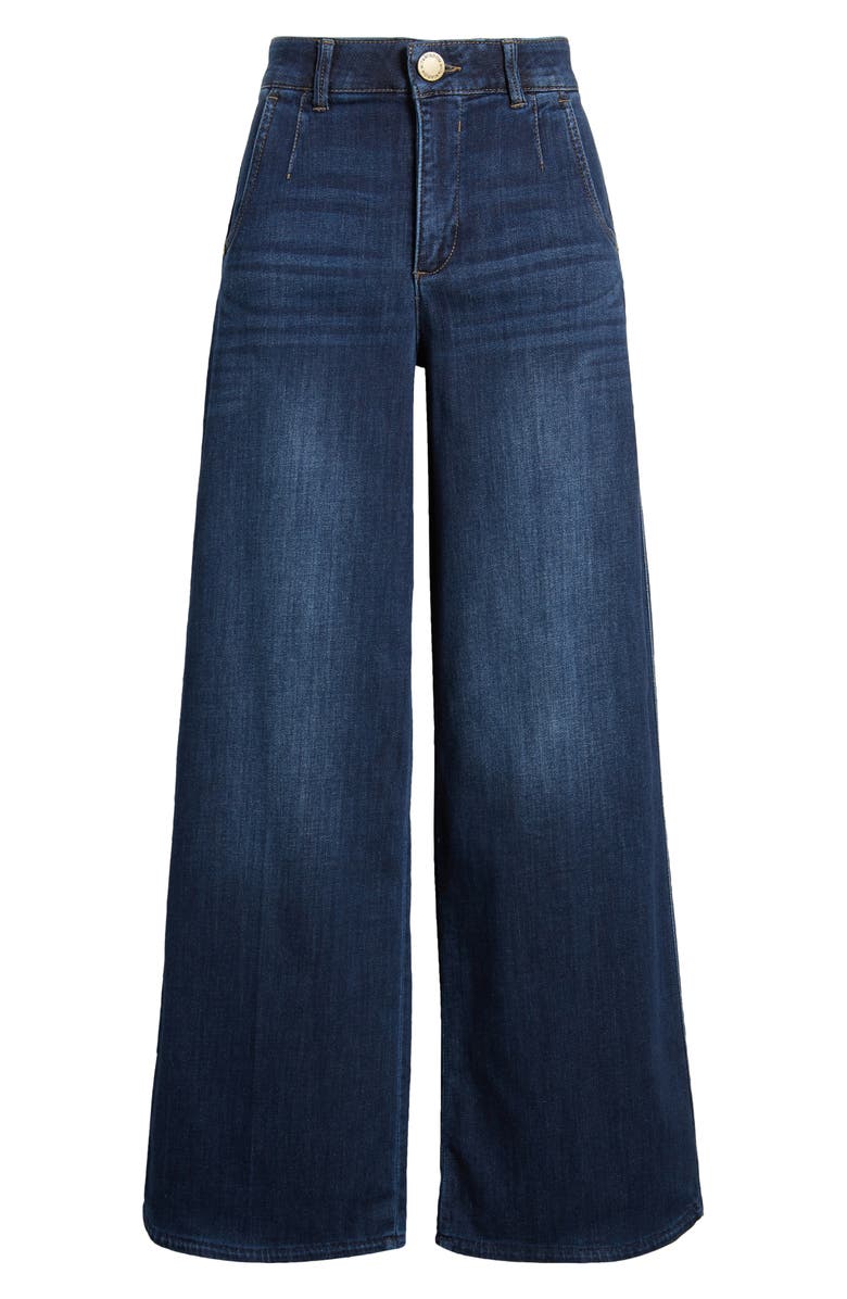 Wit & Wisdom Whitney 'Ab'Solution Skyrise Wide Leg Jeans, Alternate, color, In Indigo