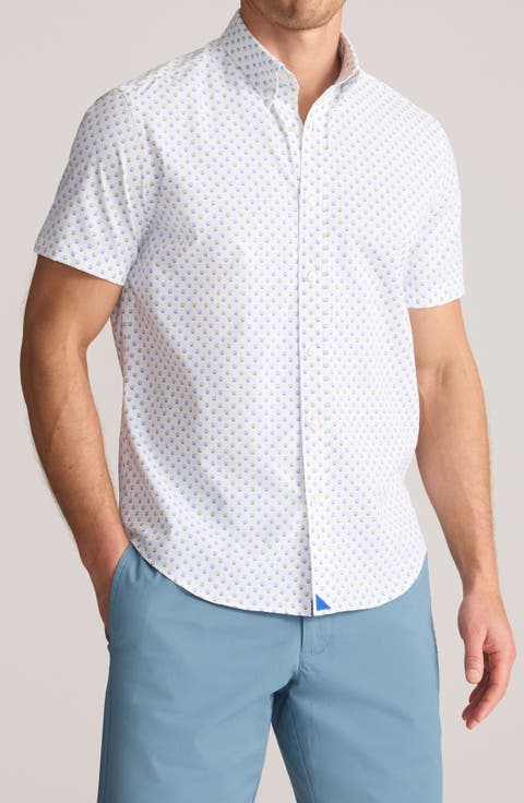 Short Sleeve Performance Button-Up Shirt