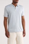 DENIM AND FLOWER Quarter Zip Polo