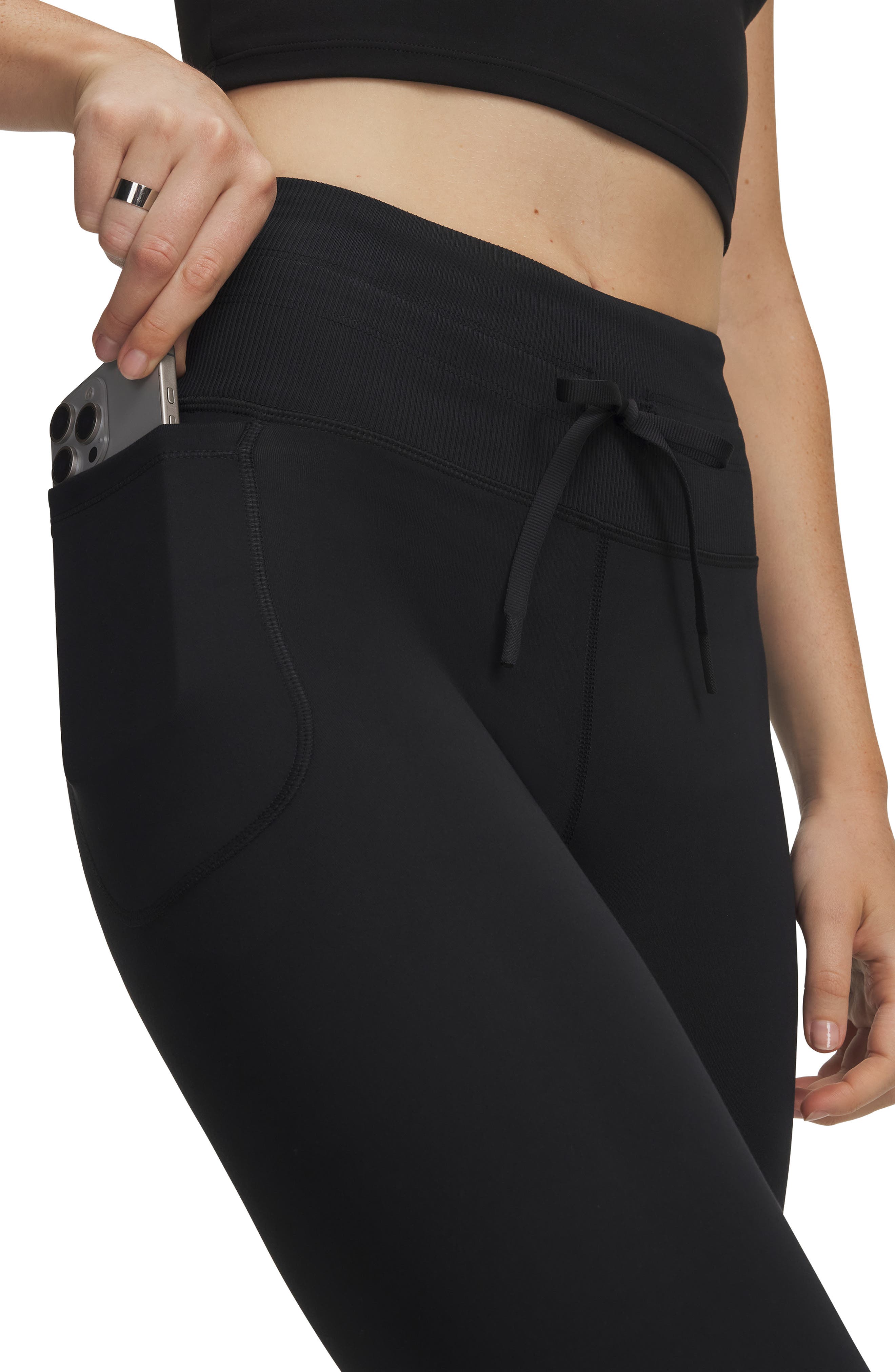 Under Armour Movement Rib Panel High Waist 7/8 Leggings (Women ...