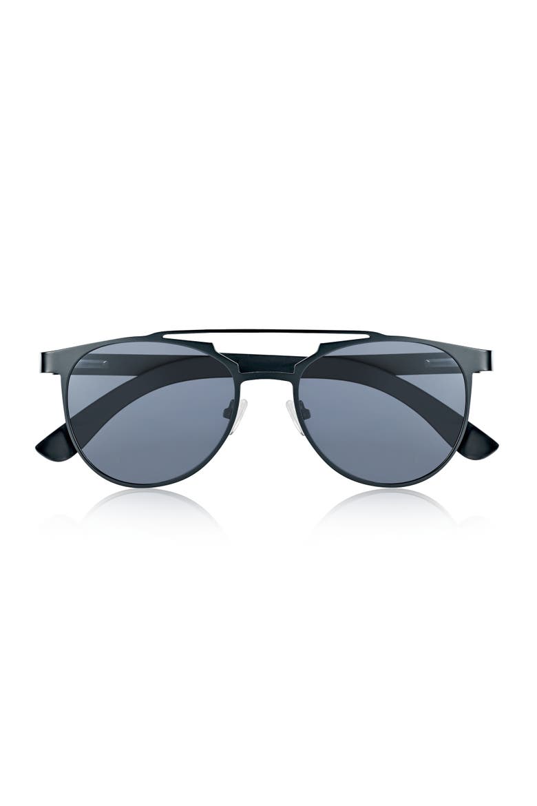 Positano Polarized Sunglasses, Alternate, color, Black/Black