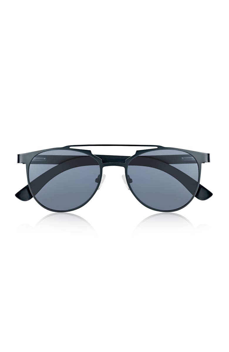 EARTH WOOD Positano Polarized Sunglasses, Alternate, color, Black/Black