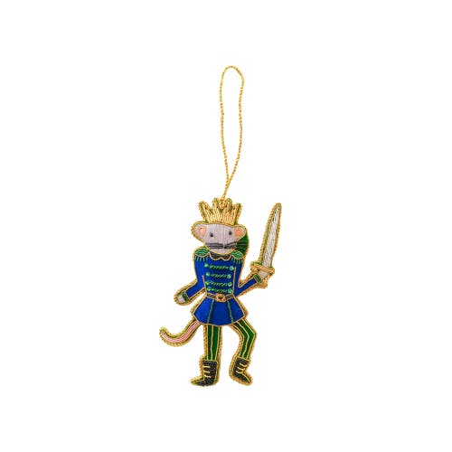Jollity & Co . Nutcracker Mouse King Christmas Ornament In Multi