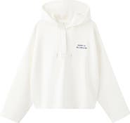 MANGO TEEN Message Graphic Cotton Hoodie