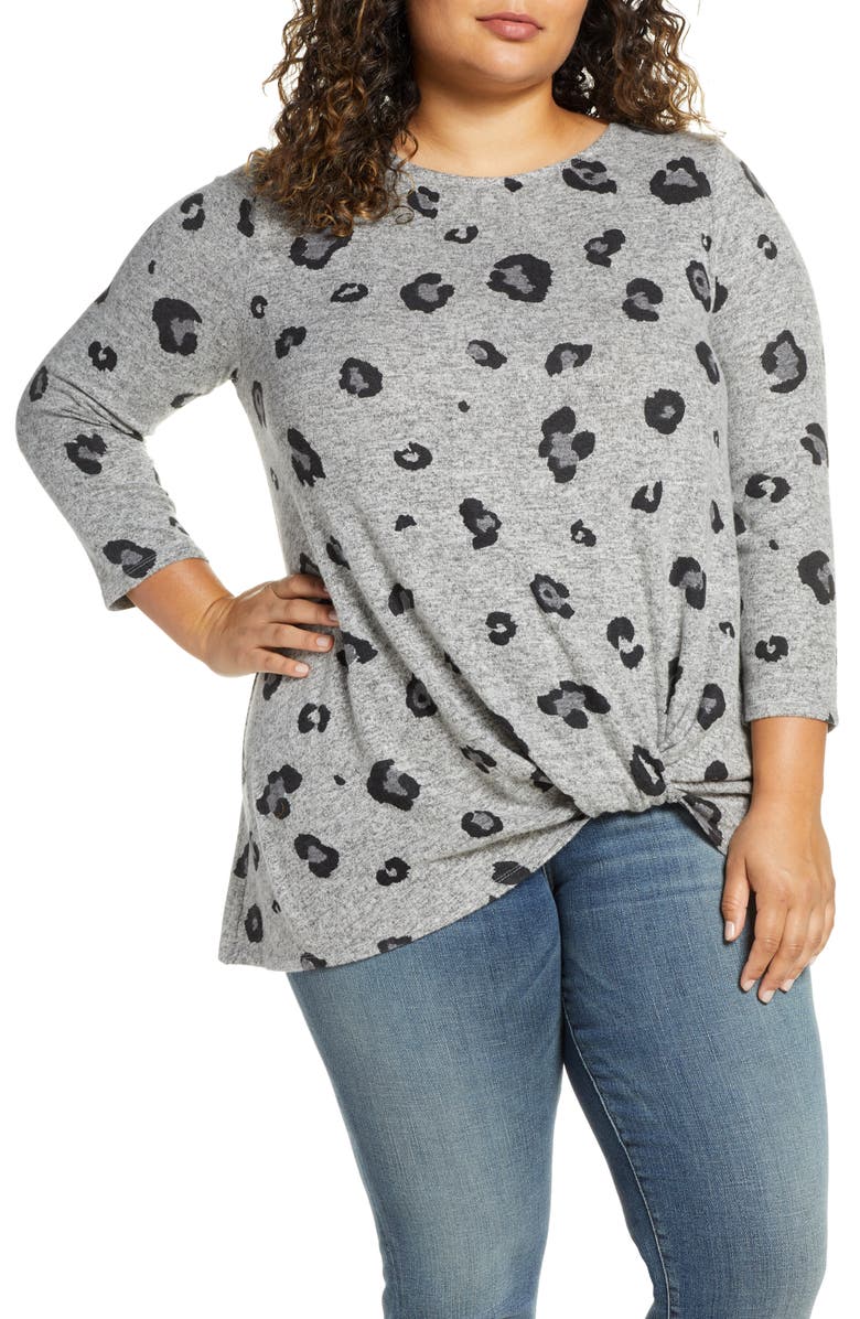 GIBSONLOOK Gibson Twist Front Cozy Pullover, Main, color, 