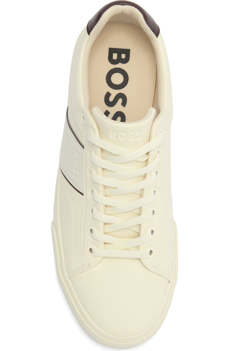 BOSS Aiden Tennis Sneaker, Alternate, color, Natural