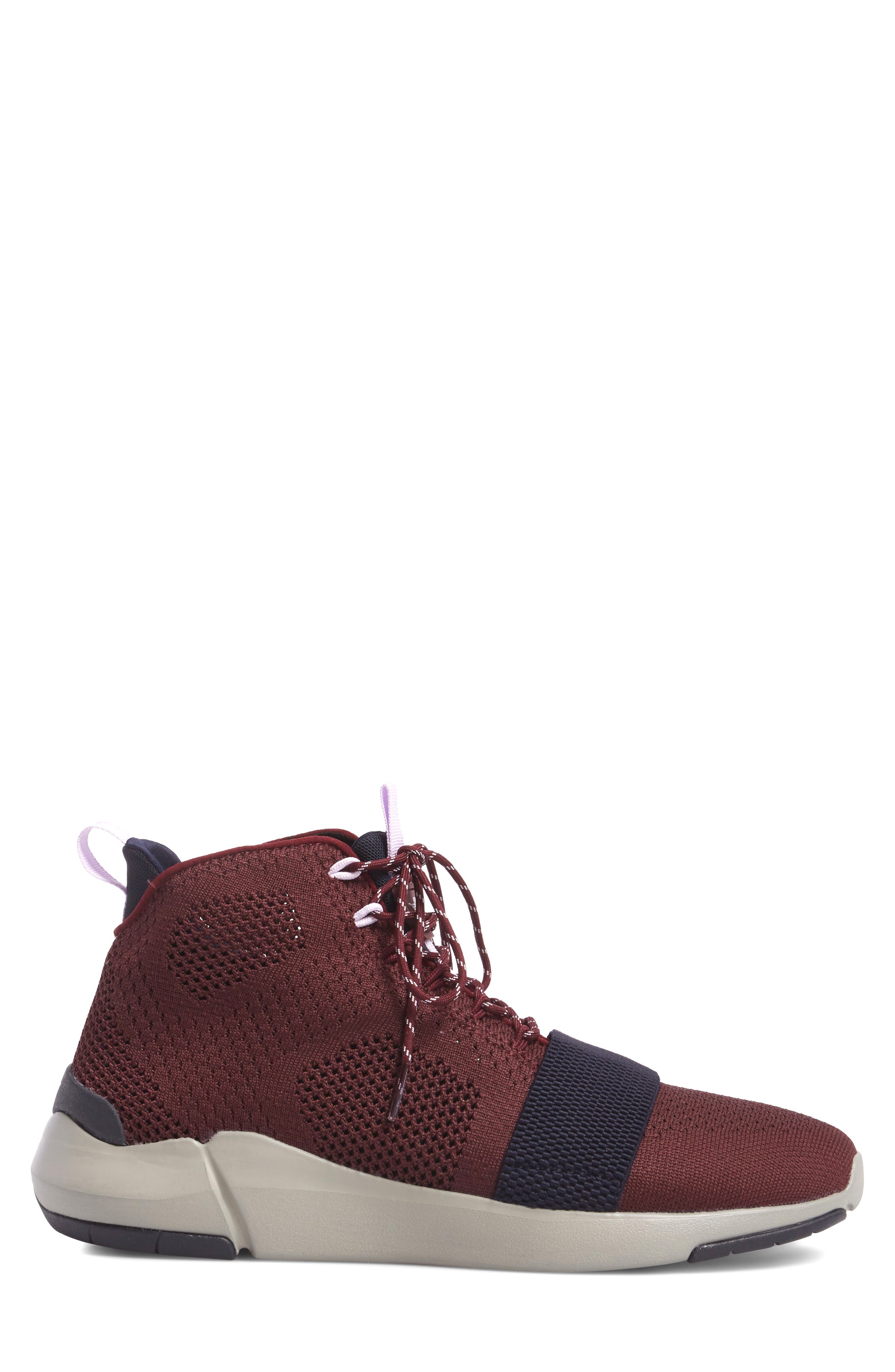 Modica Sneaker, Alternate, color, DARK BURGUNDY NAVY