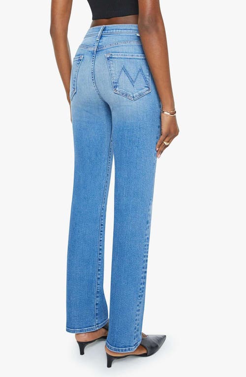 Mother The Kick It Relaxed Straight Leg Jeans In Blue