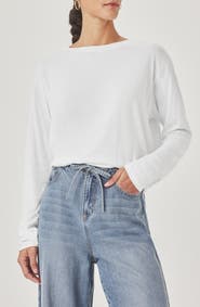 Splendid Lila Long Sleeve Cotton Top