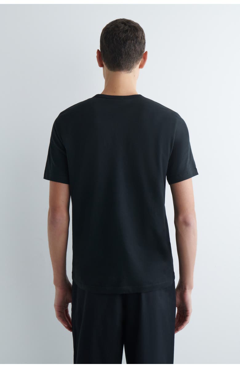 COS Brushed-Cotton Shirt, Alternate, color, Black