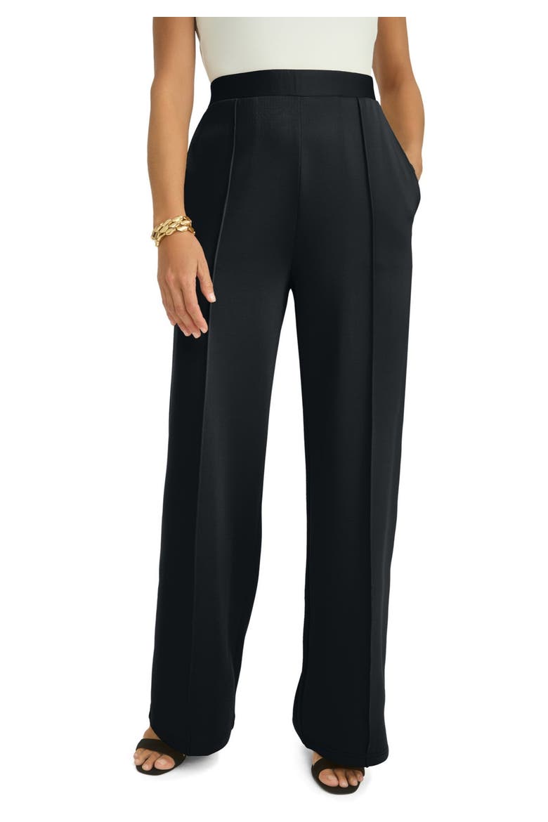 Perfectease Wide Leg Pant, Main, color, BLACK