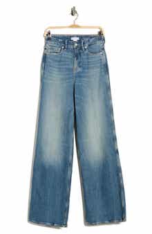 Good American Good Skate Wide Leg Jeans