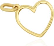 The Lovery Fine Jewelry Mini Gold Heart Charm