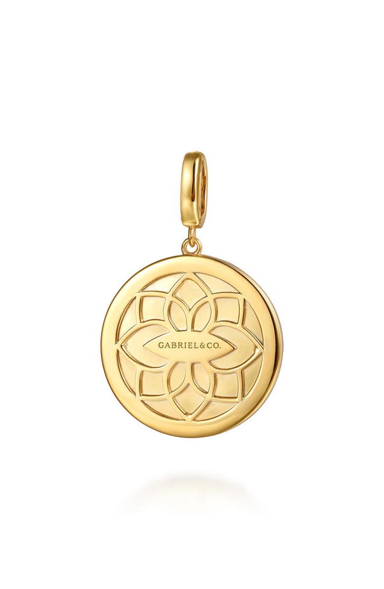 Gabriel & Co. Bujukan Diamond Initial Charm, Alternate, color, Gold - M