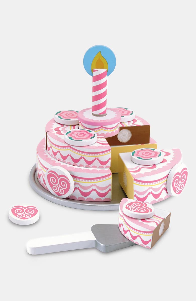 Melissa & Doug Triple Layer Party Cake, Alternate, color, Pink Multi