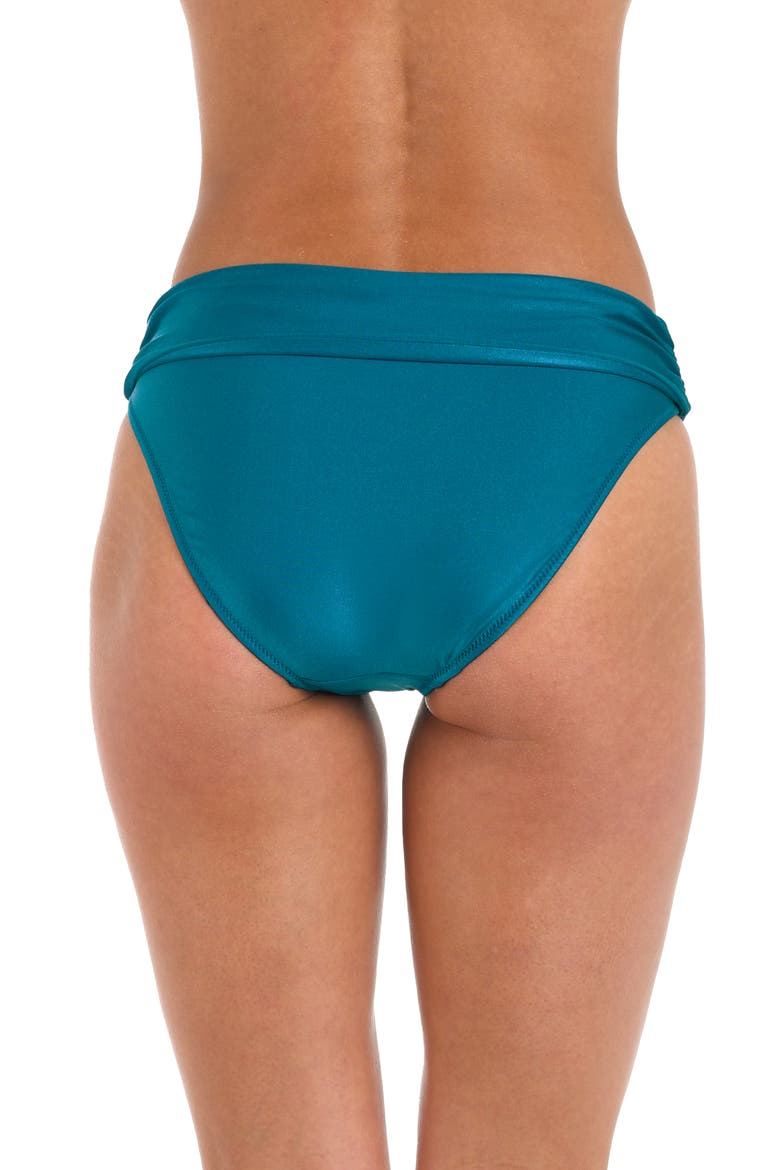 Miya Foldover Bikini Bottoms, Alternate, color, VIRIDIAN