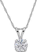 Julianna B. 1 CTW Lab-Grown Diamond Solitaire Necklace 14k
