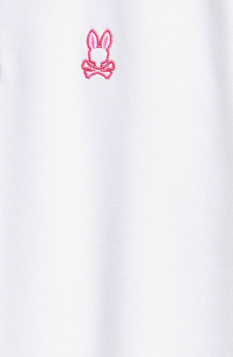 Psycho Bunny Kids' Carlos Piqué Polo, Alternate, color, White