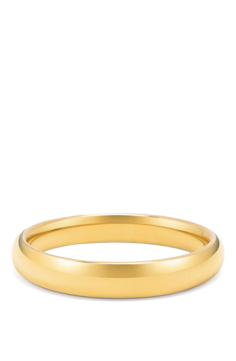 Nialaya Classic 12mm Round Bangle, Main, color, Gold