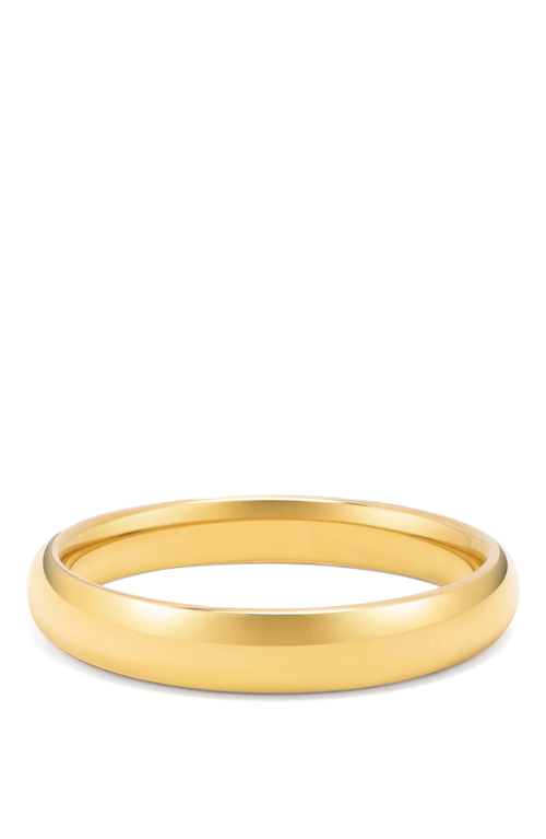 Nialaya Classic 12mm Round Bangle In Gold