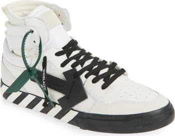 High Top Vulcanized Leather Sneaker