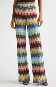 Missoni Lace Motif Lamé Pants
