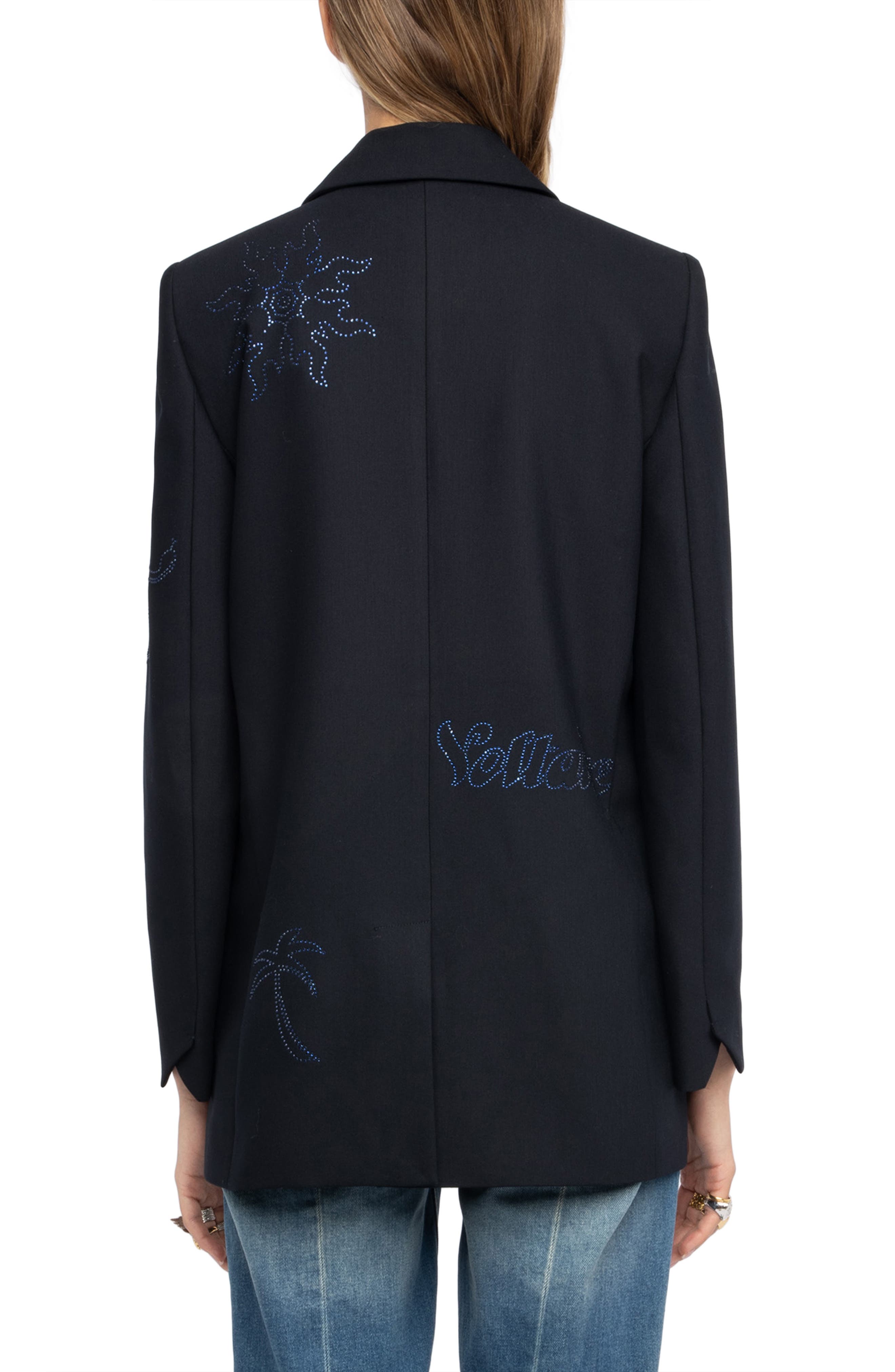 Vival Rhinestone Blazer - image 2