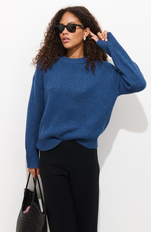 Alex Mill Nottinghill Merino Wool Blend Sweater In Purple