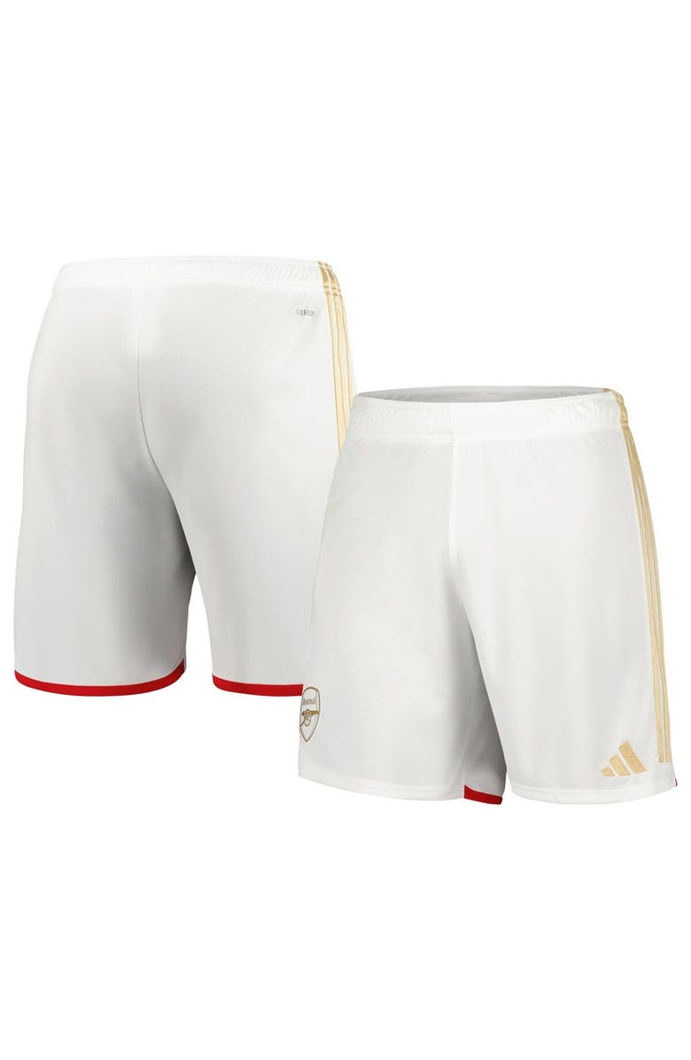adidas Men's adidas White Arsenal 2023/24 Home Replica Shorts, Main, color, White