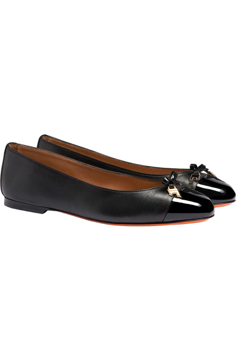 Santoni Women
s ballet flat, Alternate, color, Black