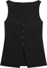 Theory Sleeveless Longline Top