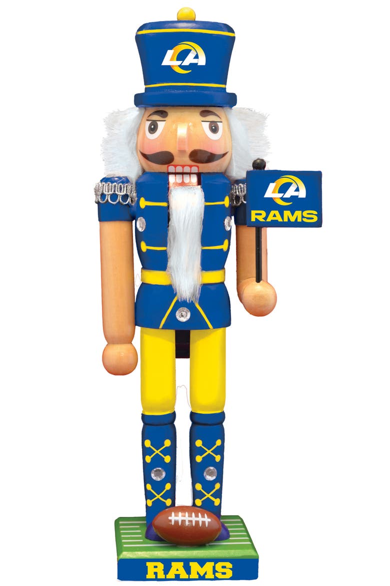 Los Angeles Rams Collectible Nutcracker, Main, color, Multicolor