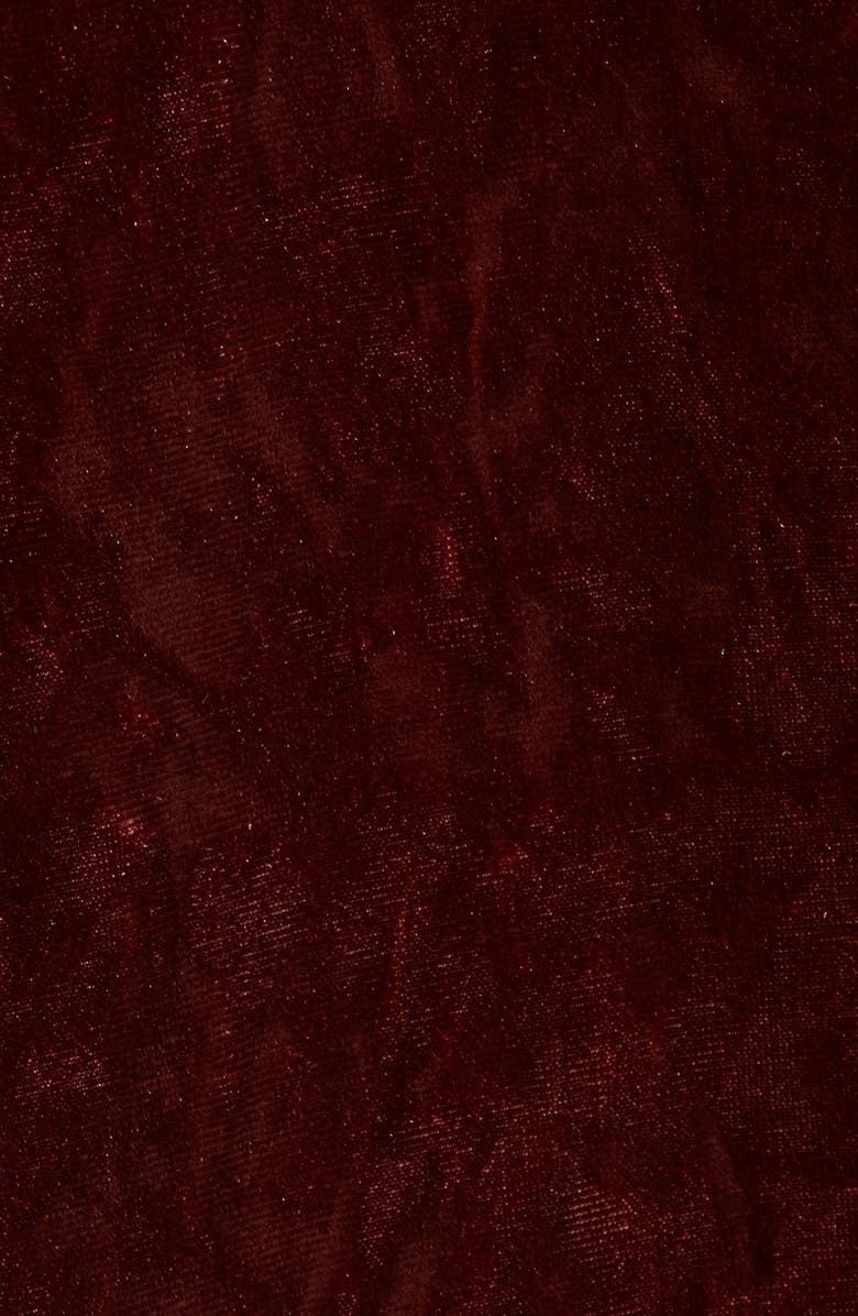 WAYF Erika Victorian Crushed Velvet Top, Alternate, color,