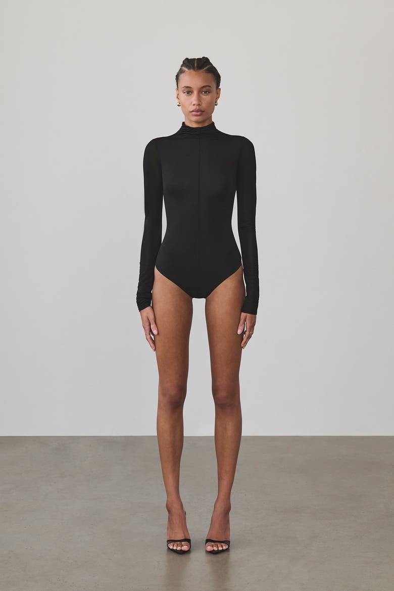 Nicola Bodysuit, Alternate, color, Black
