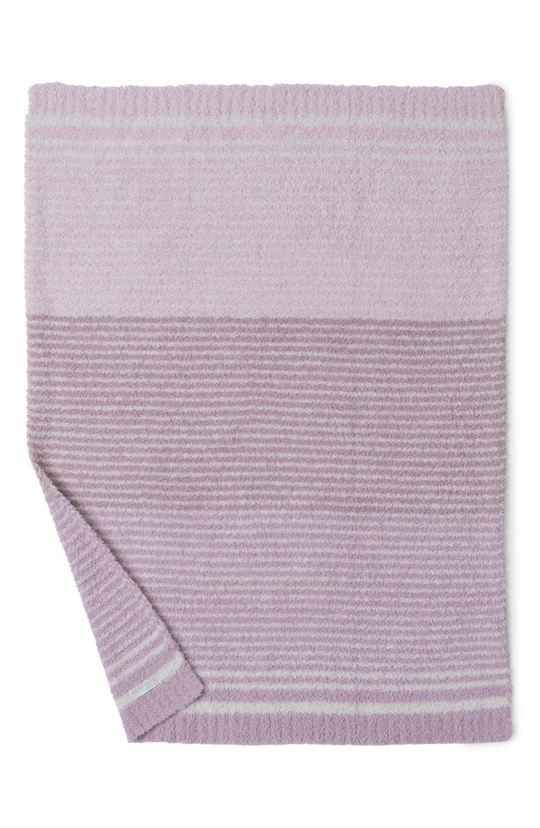 Barefoot Dreams<sup>®</sup> CozyChic<sup>®</sup> Gradient Stripe Stroller Blanket, Main, color, Petal Multi