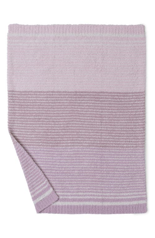 Barefoot Dreams Cozychic® Gradient Stripe Stroller Blanket In Petal Multi