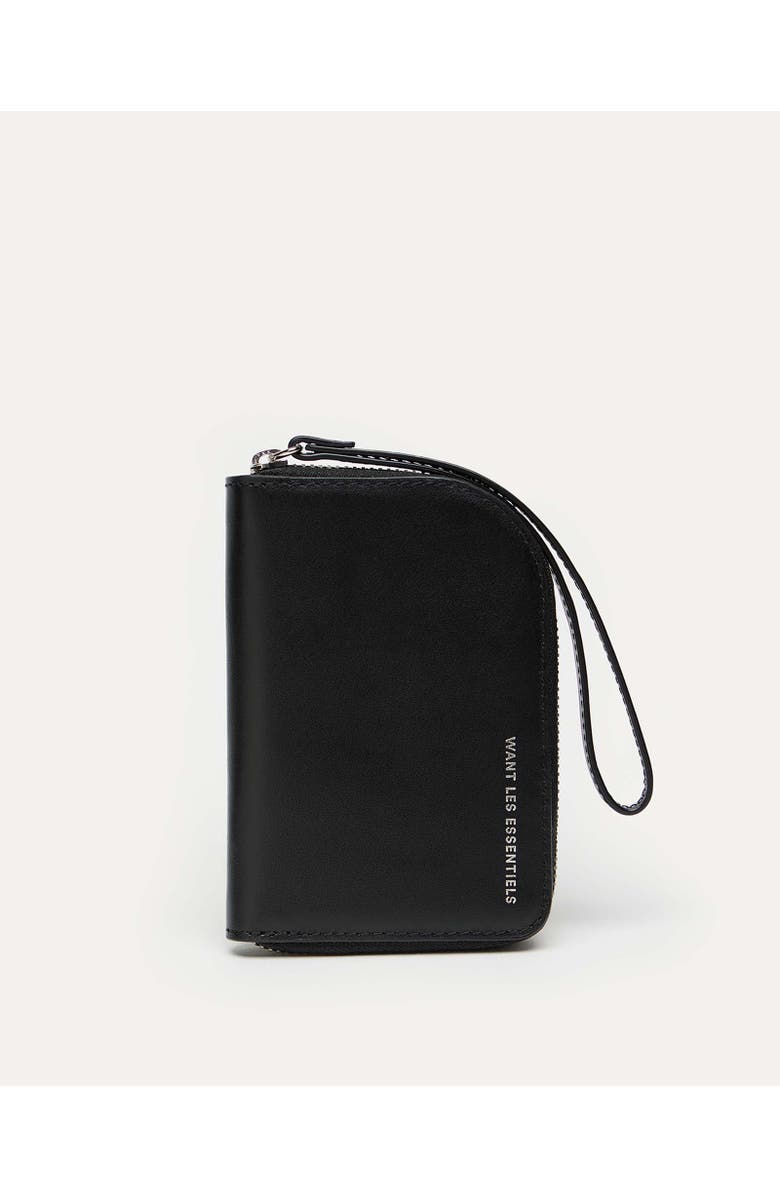 Want Les Essentiels Arch Smooth Leather Zip Wallet, Main, color,