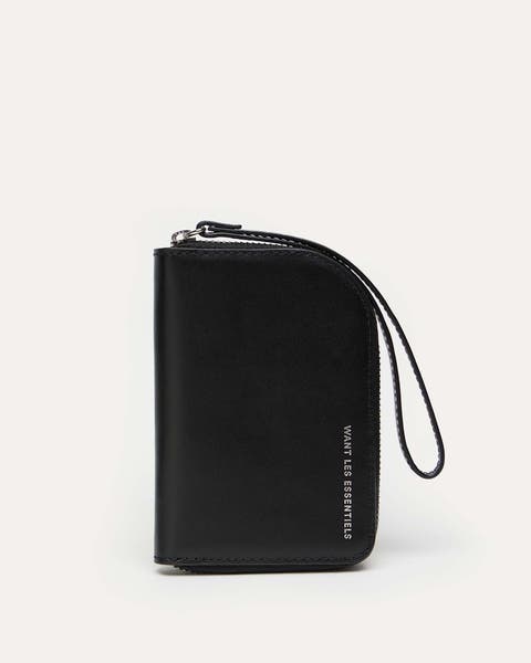 Arch Smooth Leather Zip Wallet