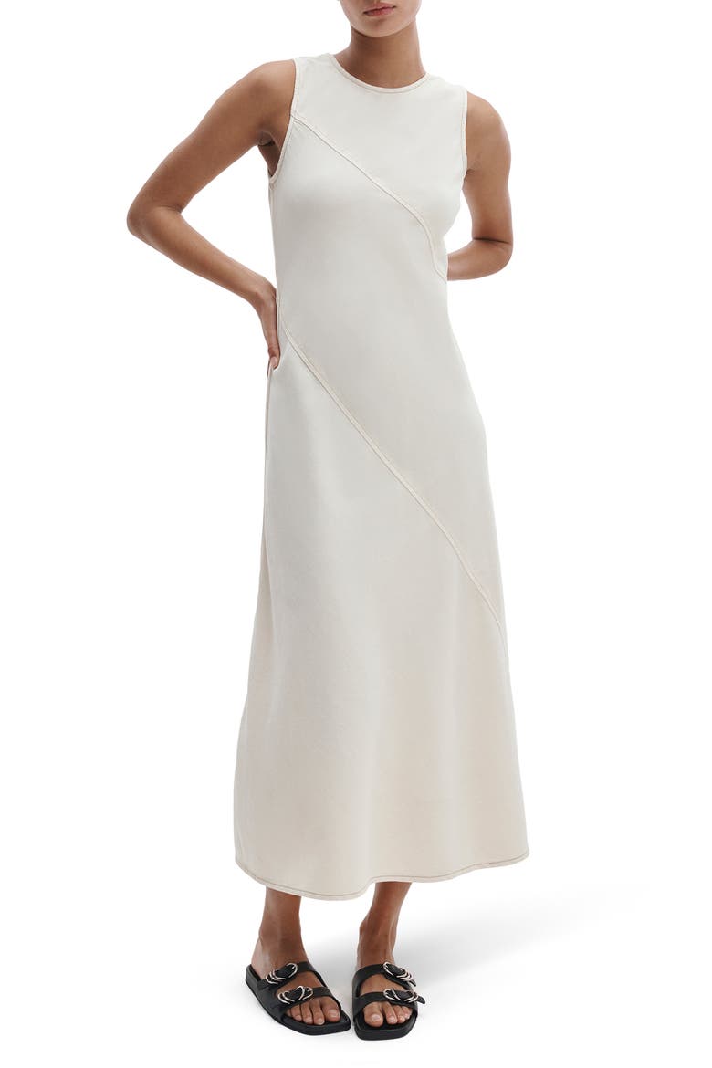 Featherweight Lisbon Sleeveless Maxi Dress, Main, color, ECRU